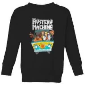 Scooby Doo Mystery Machine Heavy Metal Kids Sweatshirt - Black - 11-12 Years