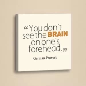 SLO038 White Black Orange Decorative Canvas Painting