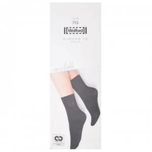 Wolford Aurora 70 Ankle Socks - 7005 Black