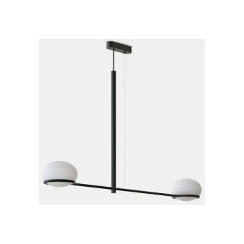 Leds-c4 Lighting - LEDS C4 Coco Double Straight Bar Pendant Black, White E14