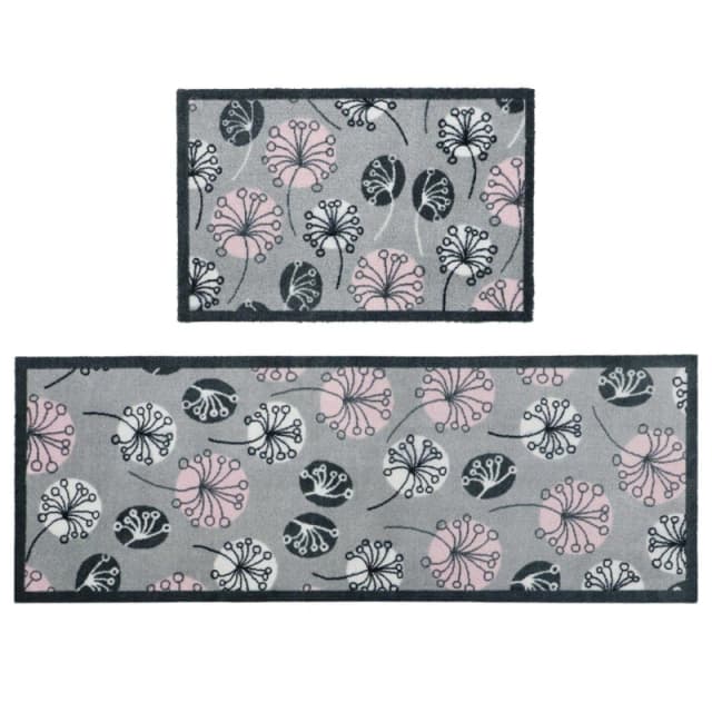 Jvl Mega Machine Washable Doormat And Runner, Dandelion Seeds 01-07-0766