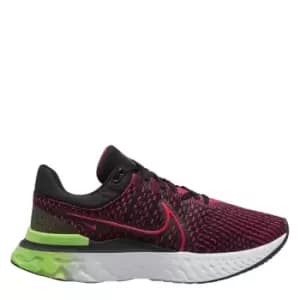 Nike React Infinity Run Flyknit 3 Mens Road Running Shoes - Black