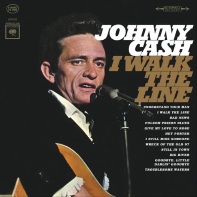 Johnny Cash I Walk The Line LP Black unisex