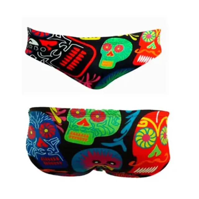 Swimsuit bottoms Turbo Halloween Skulls Multicolore Male 3XL