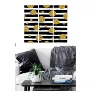 MDF626 Multicolor Decorative MDF Painting (3 Pieces)