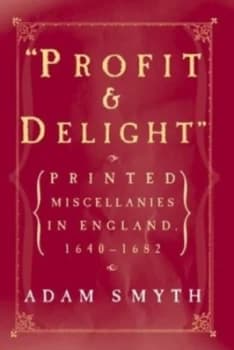 profit and Delight by Adam Smyth Hardback