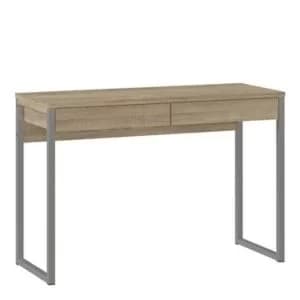 Mali Matt Oak Effect 2 Drawer Desk (H)765mm (W)1016mm (D)400mm