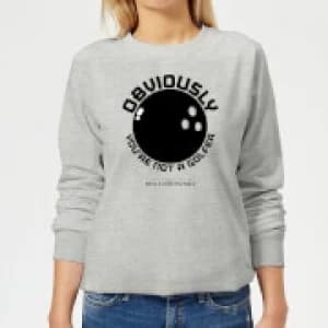The Big Lebowski Obviously You're Not A Golfer Womens Sweatshirt - Grey - L