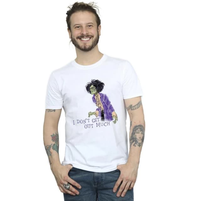 Disney Men Hocus Pocus Don't Get Out Much T-Shirt in White Size: Small White S Male 5063153088672