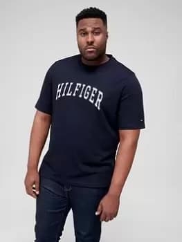 Tommy Hilfiger Big & Tall Hilfiger Arch Casual T-Shirt - Desert Sky, Desert Sky, Size 4XL, Men