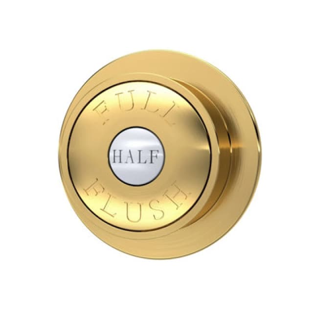 Balterley Traditional Dual Flush Push Button Brushed Brass 72mm Metallics unisex