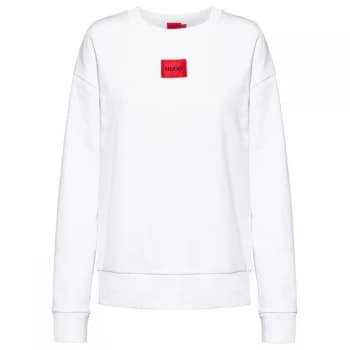 Hugo Boss Red Label Crew Neck Sweater White Size L Women