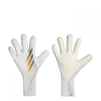 adidas X Pro Goalkeeper Gloves - White / Gold Me