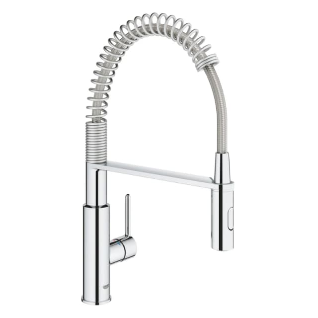 Grohe Get Professional Single Lever Monobloc Pull Out Kitchen Tap- Chrome 30361000 Chrome