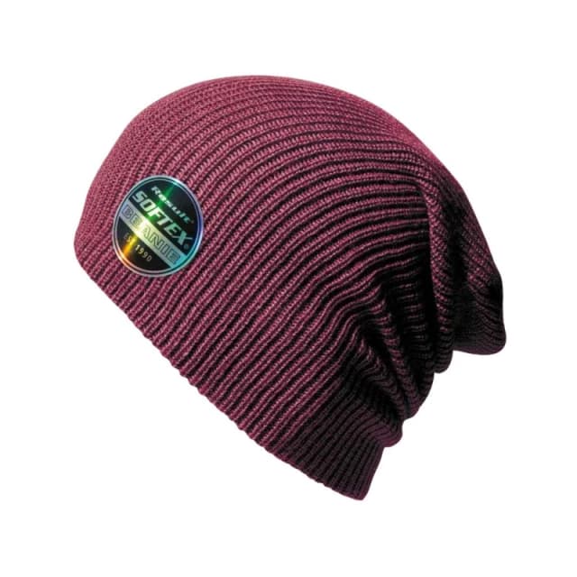 Result Core Mens Softex Beanie in Scarlet Scarlet Male One Size