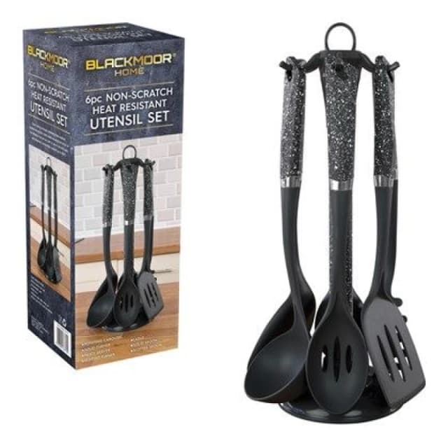 Blackmoor 6 Piece Utensil Set - Black 66779