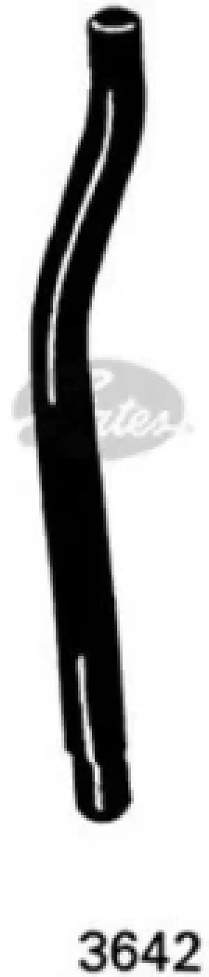 Curved Radiator Hose 415mm X 16 Gates 3642