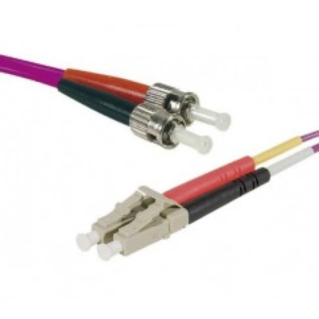 Hypertec 392549-HY fibre optic cable 1m LC ST OM4 Pink