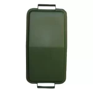 Snap-on lid, with 2 handles, for 60 l capacity, lies loosely on top, green