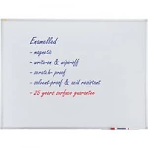 Franken Wall Mountable Magnetic Whiteboard Enamel Valueline 90 x 60 cm