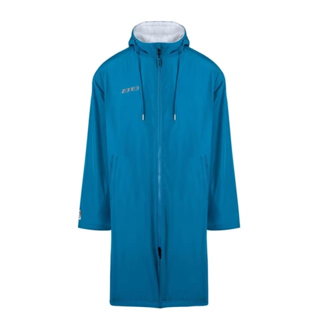 Parka Robe Teal/Cream unisex Small