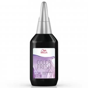 Wella Professionals Color Fresh Semi-Permanent Colour - 7/74 Medium Brunette Red Blonde 75ml