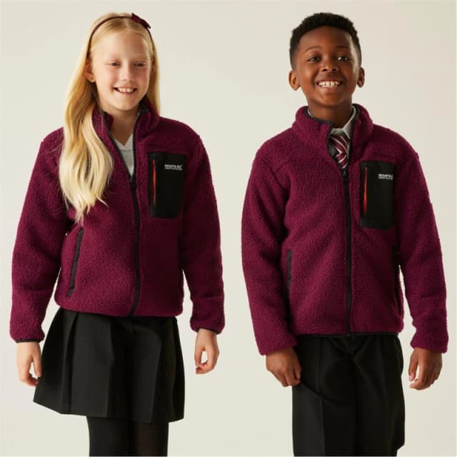 Regatta Junior Frankie Warm Fleece Dark Pimento unisex 7-8yrs
