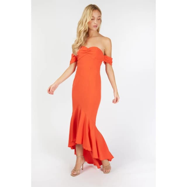 Little Mistress Womens Maxi Dress Red female 8 (XS)