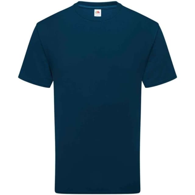 Fruit Of The Loom Fruit of the Loom Men Cotton T-Shirt in Royal Size: Medium Royal M Male 5063703137430