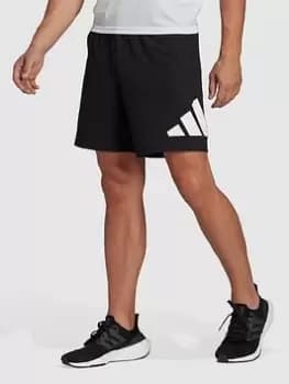 adidas Performance Train Essentials Logo Training Shorts, Black/White Size M Men
