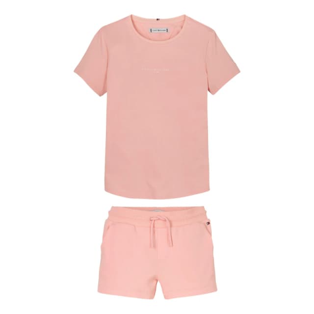 Tommy Hilfiger Kids T-Shirt and Shorts Set Coral Ice TKZ female 4Y