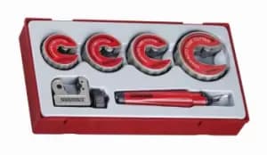 Teng Tools TTTC06 6 Piece Pipe Cutting Set (including Deburring Tool)