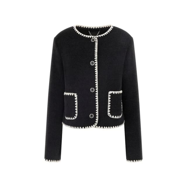 Guess Womens blazer Guess Lucilla Buttoned Noir Female S