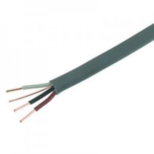 Wickes 3 Core and Earth Cable - Grey 1.5mm2 x 50m