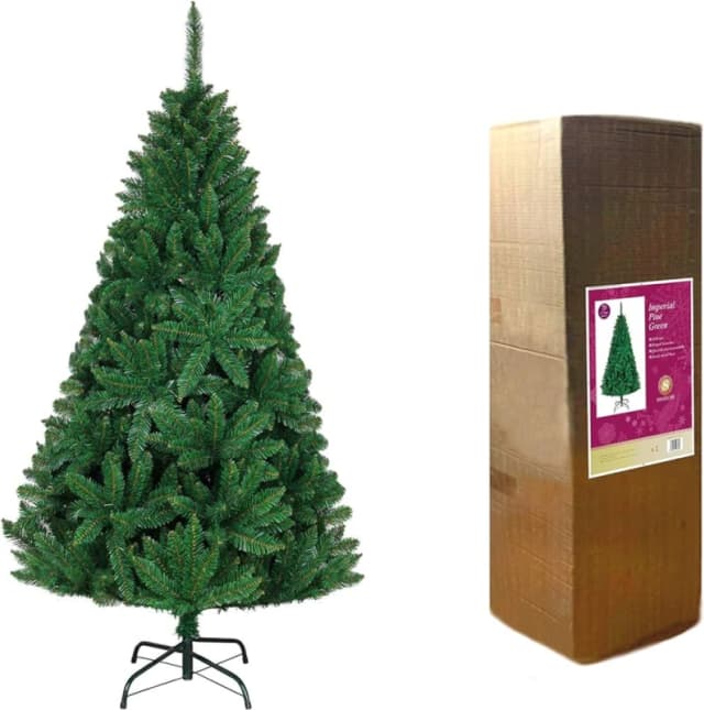 Shatchi 6FT Green Imperial Pine Christmas Tree Green Unisex 6ft