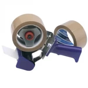 Draper Hand-Held Packing (Security) Tape Dispenser Kit with Two Reels of Tape