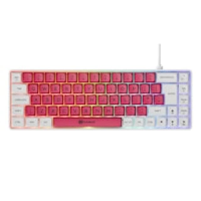 Gamiac TKL69G SF Gaming Keyboard Kailh Red - White/Red (UK)