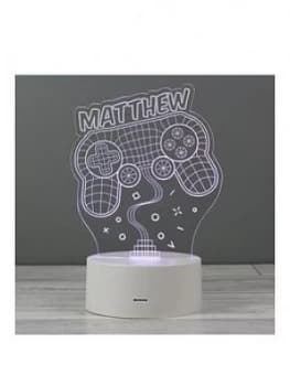Personalised LED Game Pad Night Light