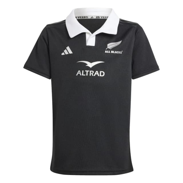 adidas All Blacks Rugby Shirt 2024 Juniors Black 7 - 8 Years