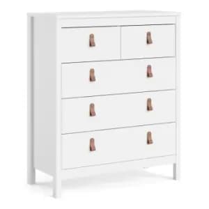 Barcelona Chest 3+2 Drawers In White