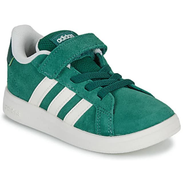 Adidas SPORTSWEAR Kids Grand Court 00s Trainers Dark Green Baby 19 (3);27 (9 to 9.5);26 (8.5);25 (7.5 to 8);24 (7);23 (6);22 (5 to 5.5);21 (4.5);20 (3