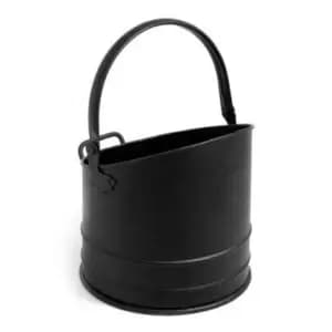 Slemcka Traditional Black Fire Bucket (H)260mm (D)230mm