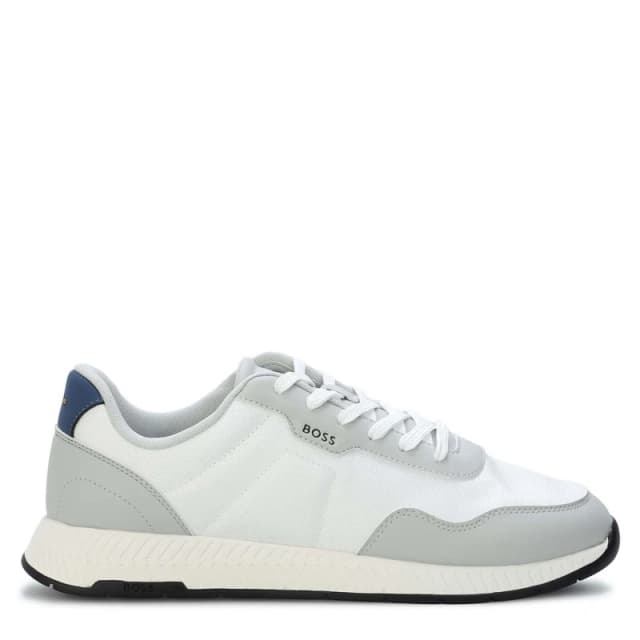 Boss Titanium Low Top Trainers Grey male UK 7