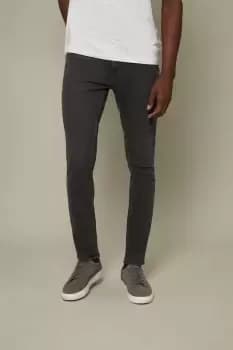 Mens Skinny Dark Grey Jeans