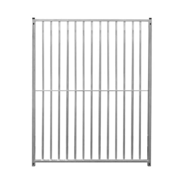 Monstershop 1.5m Dog Run Panel - 8cm Bar Spacing Silver unisex