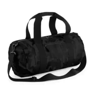 Bagbase Camouflage Barrel / Duffle Bag (20 Litres) (One Size) (Midnight Camo)