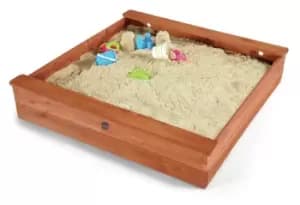 Plum Square Wooden Sand Pit