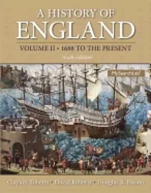 history of england volume 2 1688 to the present