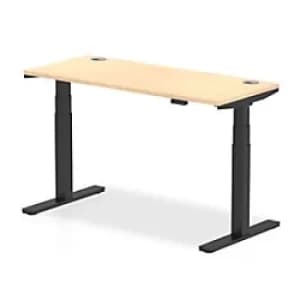 Dynamic Ergonomic Desk Impulse HASCP146BMPE Rectangular MFC 1600 mm x 800 mm x 730 mm Grey Oak