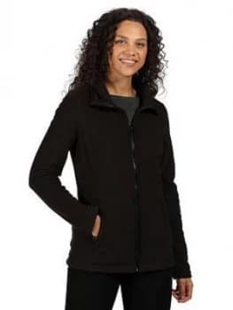 Regatta Fayona Full Zip Fleece Top - Black, Size 10, Women